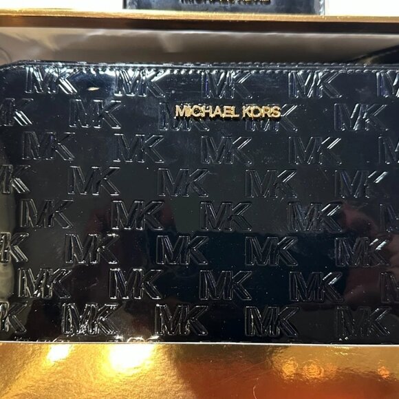 Michael Kors Women's Jet Set Crossbody Bag & Card Holder Set Black One Size - Picture 5 of 7